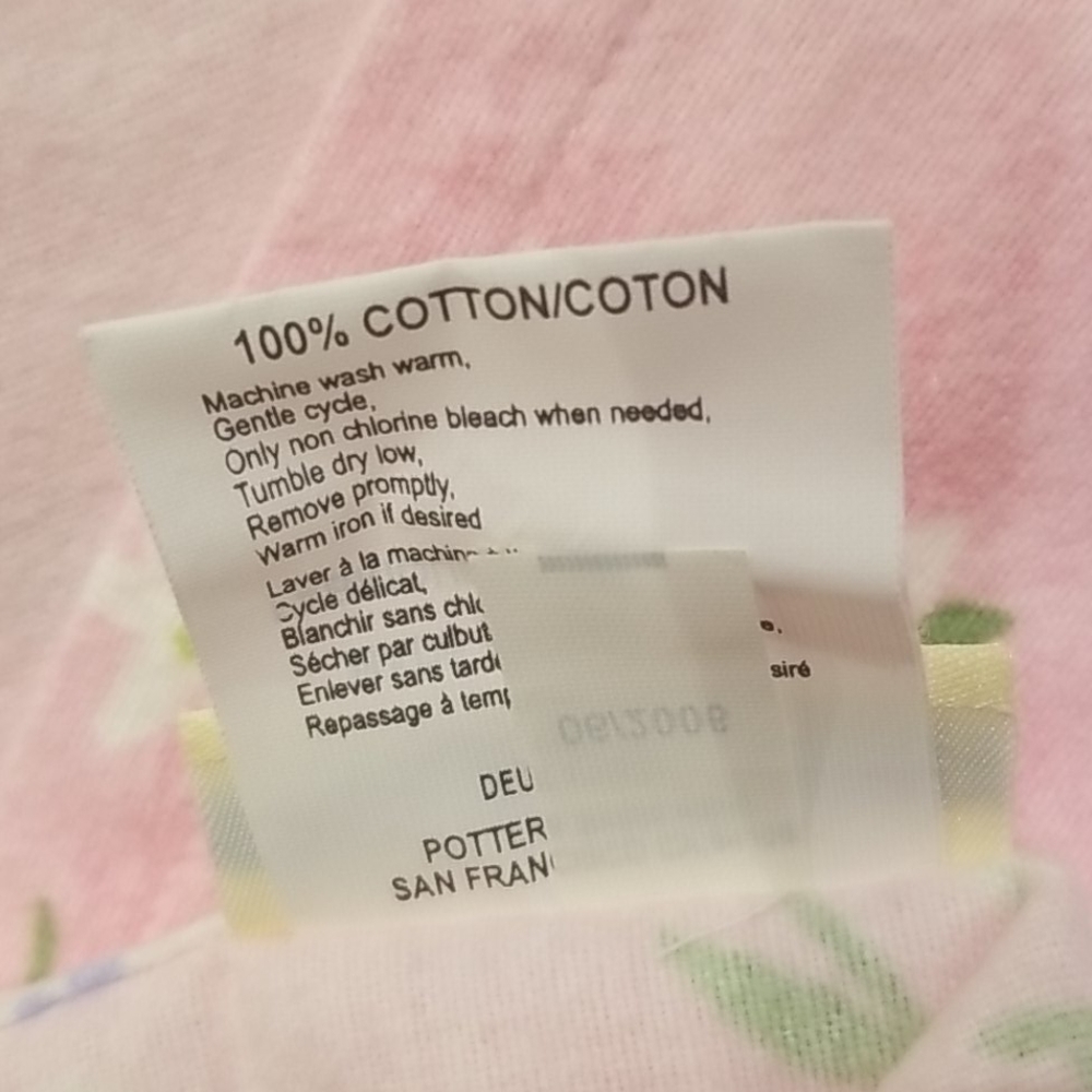 SOLD!!Pristine PB Kids Flower Flannel Sheet Set - Picture 3 of 8